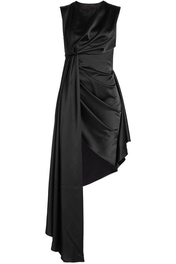 black dress pear figure